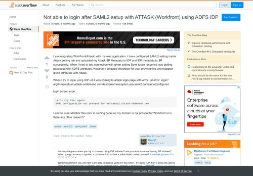 
                            7. Not able to login after SAML2 setup with ATTASK (Workfront) using ...