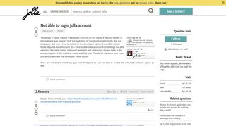 
                            2. Not able to login Jolla account - together.jolla.com