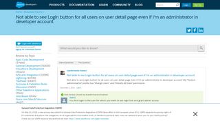 
                            6. Not able to see Login button for all users on user detail page ...
