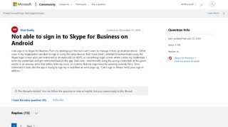 
                            7. Not able to sign in to Skype for Business on Android - Microsoft ...