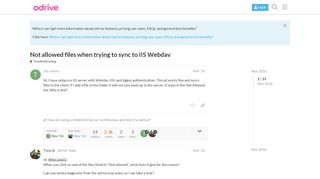 
                            9. Not allowed files when trying to sync to IIS Webdav ...