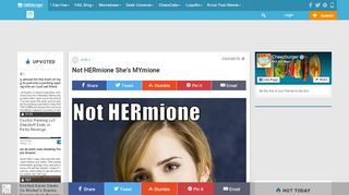 
                            13. Not HERmione She's MYmione - Cheezburger - Funny Memes ...