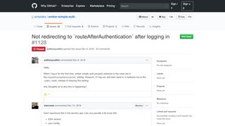 
                            2. Not redirecting to `routeAfterAuthentication` after logging in · Issue ...