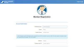 
                            5. Not Registered? - SSS Member Portal