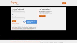 
                            8. Not registered yet? - SOLO Mobile