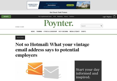 
                            11. Not so Hotmail: What your vintage email address says to potential ...