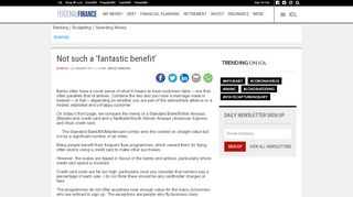 
                            12. Not such a 'fantastic benefit' | IOL Personal Finance