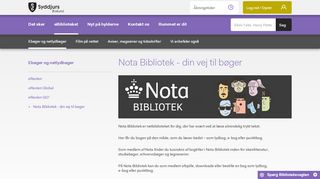 
                            10. Nota Bibliotek - din vej til bøger | Syddjurs Bibliotek