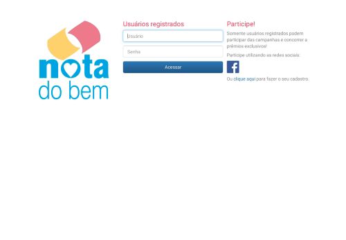 
                            3. Nota do Bem :: Login