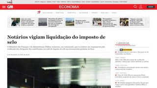 
                            9. Notários vigiam liquidação do imposto de selo - Economia - Correio ...