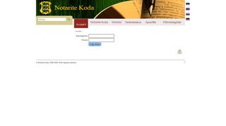 
                            13. Notarite Koda / Avaleht