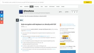 
                            10. Note encryption with keybase.io or directly with PGP | QOwnNotes