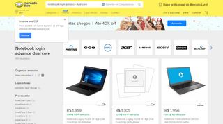 
                            7. Notebook Login Advance Dual Core - Computadores no Mercado ...
