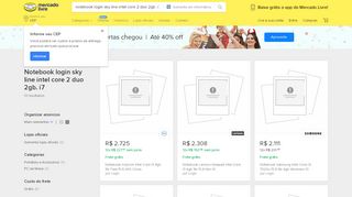 
                            11. Notebook Login Sky Line Intel Core 2 Duo 2gb. I7 - Informática no ...