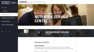 
                            2. Notebook Service Centre | LISA - Universiteit Twente