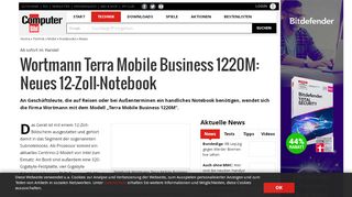 
                            11. Notebook Wortmann Terra Mobile Business 1220M - COMPUTER BILD
