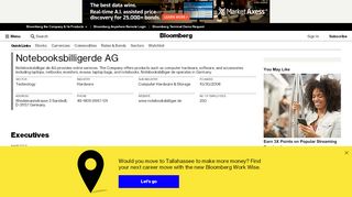 
                            12. notebooksbilliger.de AG: Private Company Information - Bloomberg