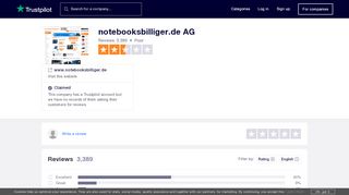 
                            5. notebooksbilliger.de AG Reviews | Read Customer Service Reviews ...