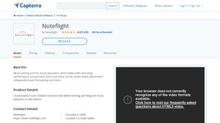 
                            5. Noteflight Reviews and Pricing - 2019 - Capterra