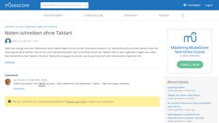 
                            5. Noten schreiben ohne Taktart | MuseScore