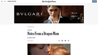 
                            11. Notes From a Dragon Mom - The New York Times