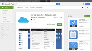 
                            10. notes launcher (lotus notes) – Apps bei Google Play