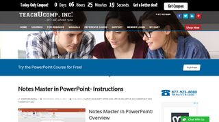 
                            12. Notes Master in PowerPoint- Instructions - TeachUcomp, Inc.