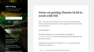 
                            13. Notes on getting Ubuntu 16.04 to work with NIS – IGR IT blog