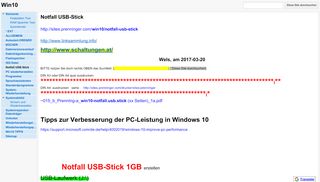 
                            11. Notfall USB-Stick - Win10 - Google Sites - prenninger.com