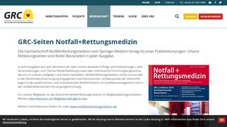
                            11. Notfall+Rettungsmedizin - Deutscher Rat für Wiederbelebung ...