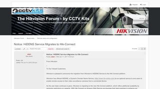 
                            10. Notice: HiDDNS Service Migrates to Hik-Connect - The Hikvision ...