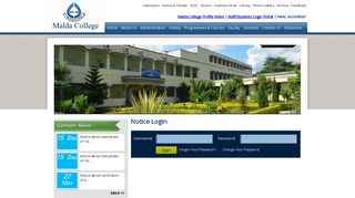 
                            1. Notice Login - Malda College