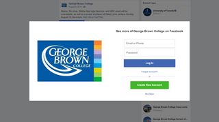 
                            3. Notice: Stu-View, Mobile App login... - George Brown College ...