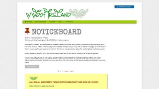 
                            3. Noticeboard - WWOOF Ireland