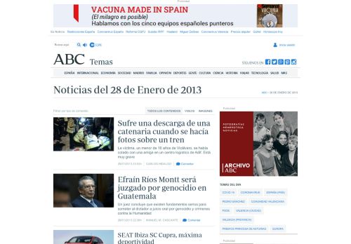 
                            9. Noticias del 28 de Enero de 2013 - ABC.es