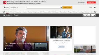 
                            2. Notícias do Brasil - política e corrupção, trânsito e mais | MSN