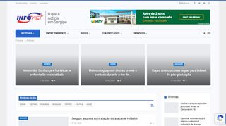 
                            5. Notícias – Infonet – O que é notícia em Sergipe