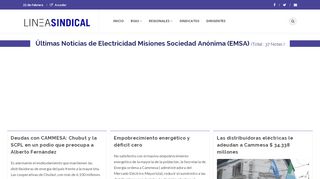 
                            7. Noticias sobre Electricidad Misiones Sociedad Anónima (EMSA ...