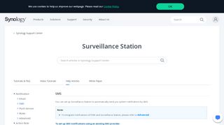 
                            6. Notification - SMS | Synology Inc.