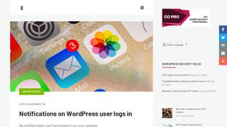 
                            13. Notifications on WordPress user logs in - WP Cerber Security