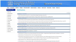 
                            7. Notifications - University of Kerala