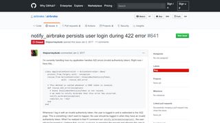 
                            7. notify_airbrake persists user login during 422 error · Issue #641 ...