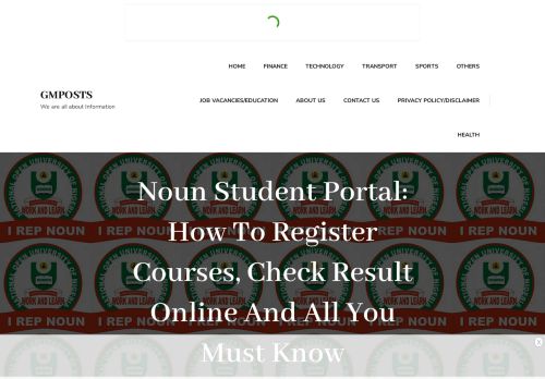 
                            8. Noun Student Portal: How To Register Courses, Check Result ...