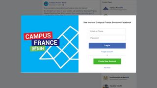 
                            8. Nous constatons des problèmes d'accès à... - Campus France Benin ...