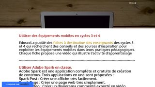 
                            10. Nouveautés - Le site des profs référents numériques