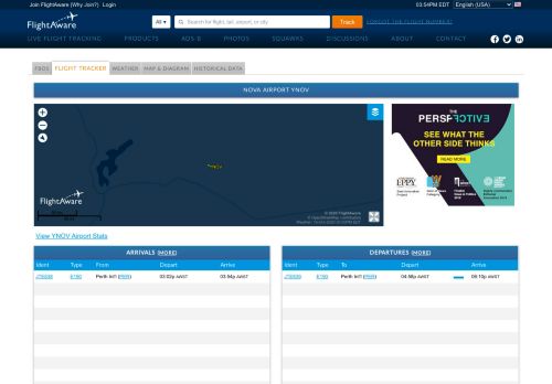 
                            10. Nova Airport YNOV / YNOV Flight Tracker FlightAware