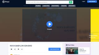 
                            12. NOVA BABYLON SDN BHD by Aishah eca on Prezi