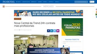 
                            5. Nova Central da Trend 24h contrata mais profissionais | Operadoras ...