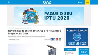 
                            12. Nova lombada entre Santa Cruz e Porto Alegre é irregular, diz Daer ...