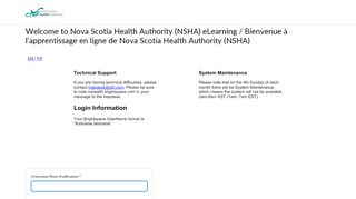 
                            7. Nova Scotia Health Authority: Login